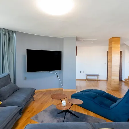 Luna Penthouse Stunning Skyline Free Parking Apartman Szófia
