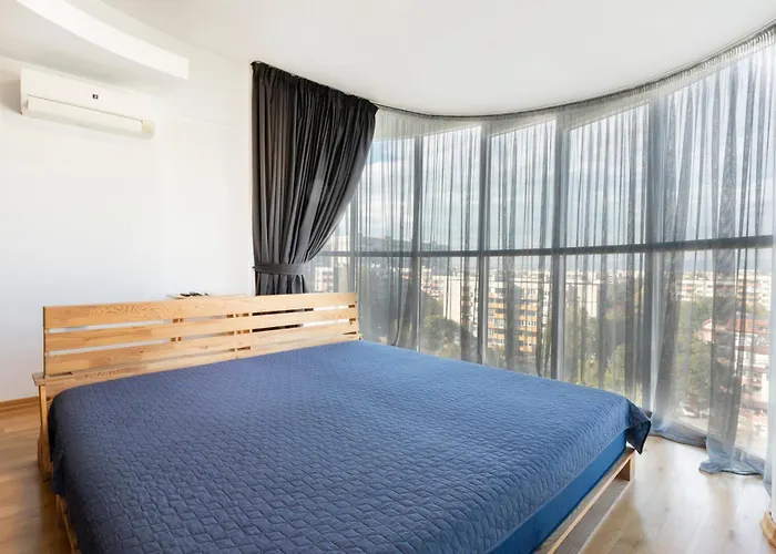 Luna Penthouse Stunning Skyline Free Parking * ソフィア