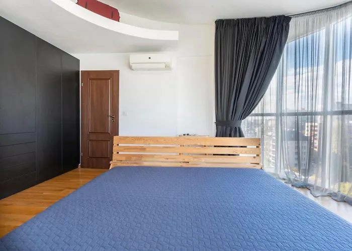 Luna Penthouse Stunning Skyline Free Parking アパート ソフィア